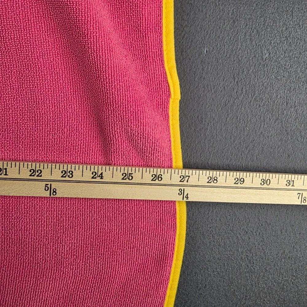 Norwex Kids Bath Towel Pink Yellow BacLock Microfiber 27x47 Soft Quick Dry